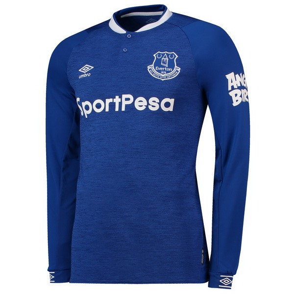 Maillot Football Everton Domicile ML 2018-19 Bleu